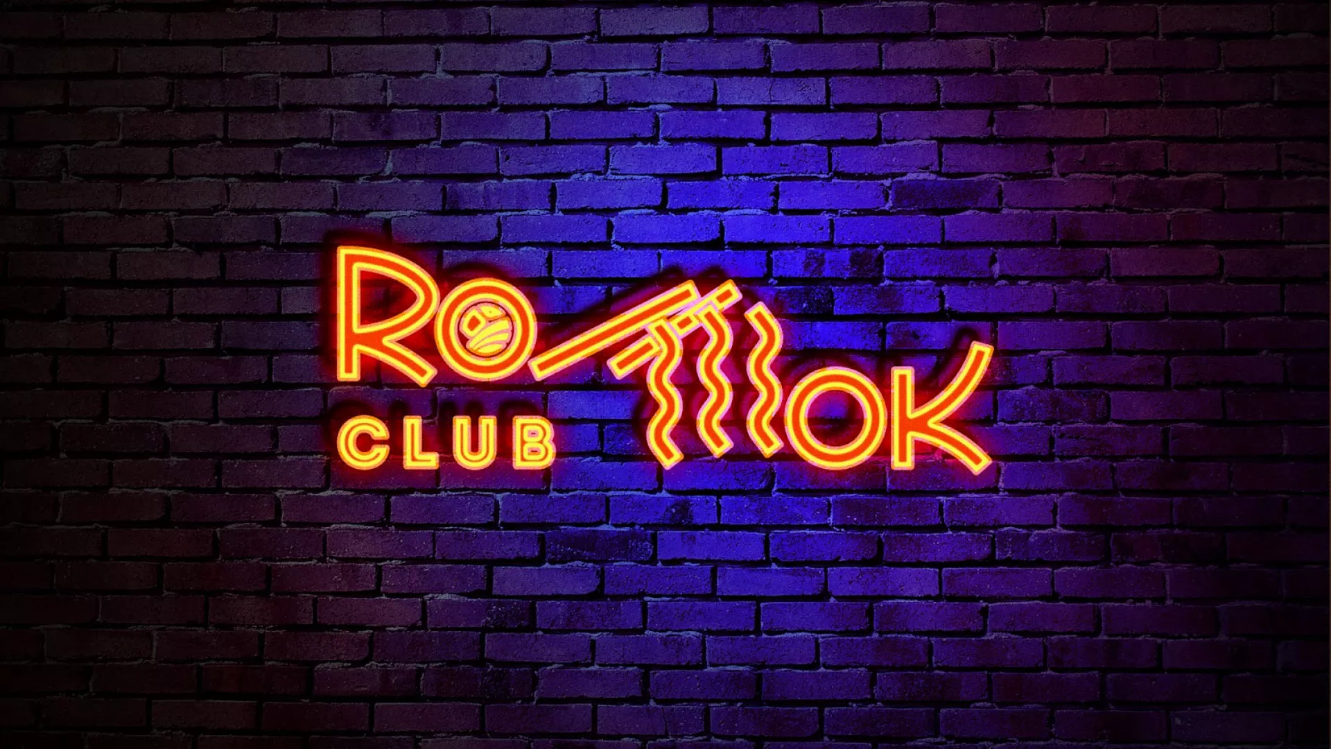 Разработка интерьерной вывески суши-бара «Roll Wok Club» в Серове